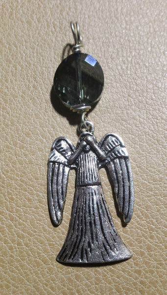 Oh No (S)He Didn't --Facepalm Angel Pendant - Antika Nueva