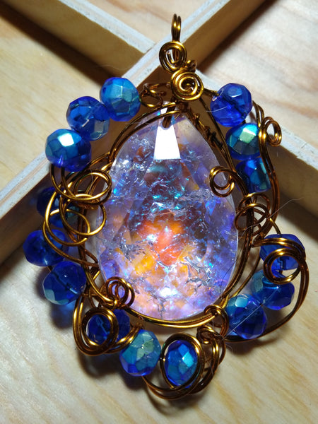 Kirks Folly New York Rhinestone Cherub Angel Moon Star Bead