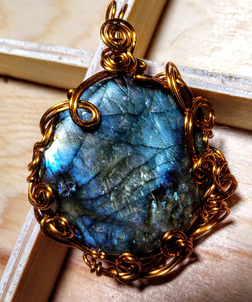 Into the Blue Labradorite Pendant