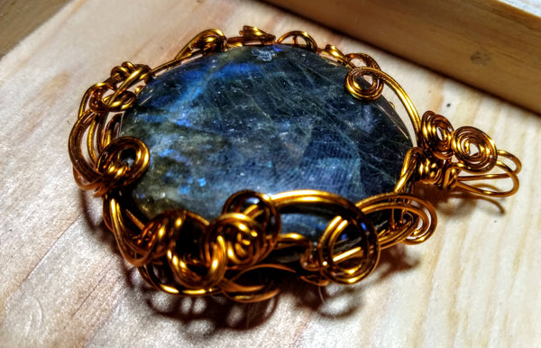 Into the Blue Labradorite Pendant