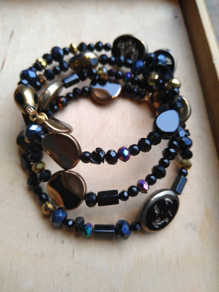 Art Deco Crystal Bracelet for Oisian